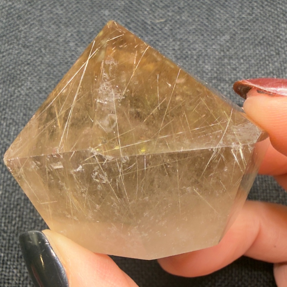 Smoky Rutilated Quartz Cupcake - Picture 6 of 7